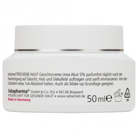 sebamed Trockene Haut Gesichtscreme parfumfrei Urea 5%  Крем для лица для сухой кожи без запаха мочевины 5%
