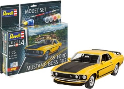 Revell Model Set 1969 Boss 302 Mustang 1:25 Набор моделей 1969 Boss 302 Mustang 1:25