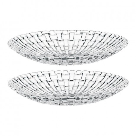 Nachtmann Nachtmann Bossa Nova Schale Glas Set 2-tlg. d: 21 cm / h: 8,4 cm Набор стаканов Nachtmann Bossa Nova, 2 предм. д: 21 см / ч: 8,4 см