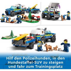 LEGO LEGO City 60369 Mobiles Polizeihunde-Training LEGO City 60369 Мобильная дрессировка полицейских собак