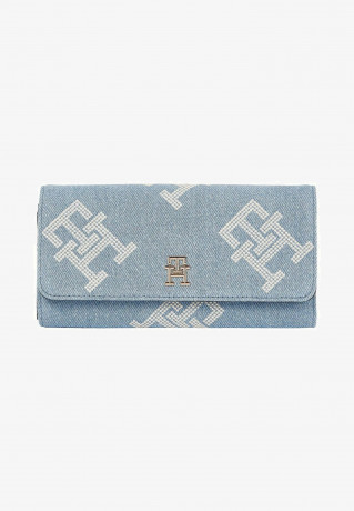 Tommy Hilfiger Wallet denim mono Кошелек джинсовая моно