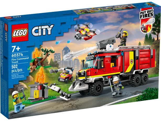Lego Einsatzleitwagen der Feuerwehr Командирская машина пожарной охраны