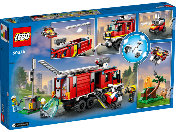 Lego Einsatzleitwagen der Feuerwehr Командирская машина пожарной охраны