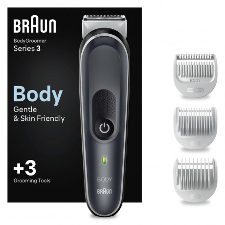 Braun BodyGroomer quot;BG3340quot; Gentle Grey  Груммер для кузова &quot;BG3340&quot; нежный серый
