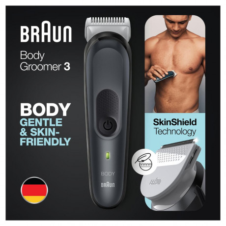 Braun BodyGroomer quot;BG3340quot; Gentle Grey  Груммер для кузова &quot;BG3340&quot; нежный серый