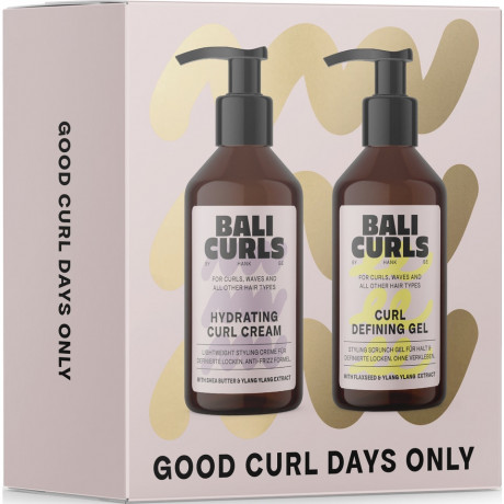 Bali Curls Set Definition Duo, Набор для формирования локонов: гель + крем, увлажнение и фиксация, для кудрей и волн