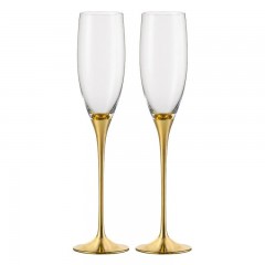 Eisch Eisch Champagner-Exklusiv - Geschenkset Sektglaser gold im Geschenkkarton 2-tlg. / 180 ml Eisch шампанское эксклюзив - подарочный набор бокалов для шампанского золото в подарочной упаковке 2 шт. / 180мл