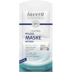 LAVERA Neutral Pflegemaske, 10 ml, Лавера Маска для лица без отдушек для сверхчувствительной кожи, 10 мл