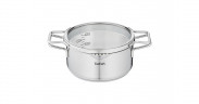 Tefal Tefal Kochtopf Nordica, O 20cm edelstahl, mit Glas-Siebdeckel edelstahl Кастрюля Tefal Nordica, O 20см, нержавеющая сталь, со стеклянной крышкой-ситом