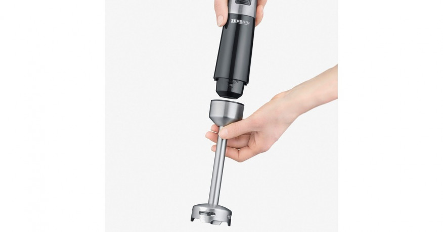 Severin Severin SM 3772, Stabmixer schwarz/edelstahl (geburstet), mit Zubehor-Set  schwarz/edelstahl (geburstet) Severin SM 3772, погружной блендер черный/нержавеющая сталь (матовая), с набором аксессуаров