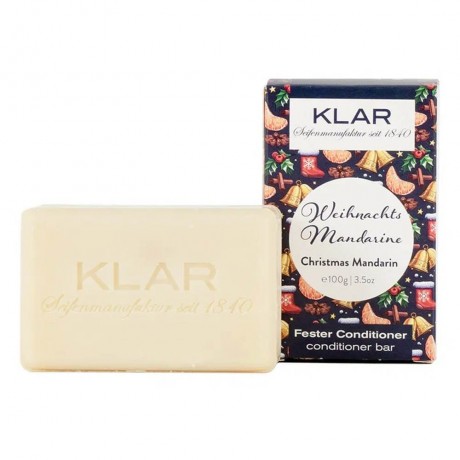 Klar Seifen Fester Conditioner Weihnachtsmandarine 100g Твердый кондиционер Рождественский мандарин 100г