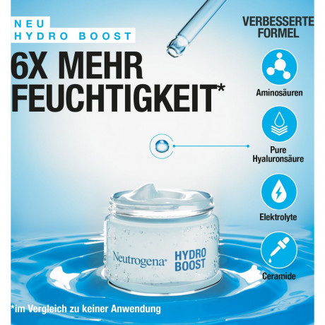 Neutrogena Hydro Boost Pflegeset Tag & Nacht, 100 ml / 2 x 50 ml, Neutrogena Hydro Boost Набор дневного и ночного увлажняющего ухода, 2 средства по 50 мл