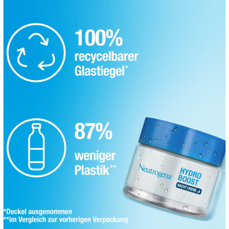 Neutrogena Hydro Boost Pflegeset Tag & Nacht, 100 ml / 2 x 50 ml, Neutrogena Hydro Boost Набор дневного и ночного увлажняющего ухода, 2 средства по 50 мл