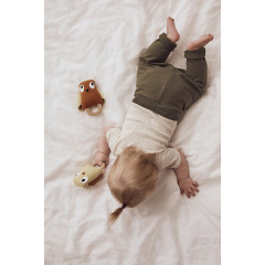 Kids Concept Rasselring Eule Edvin grun Rasseln Погремушка-кольцо совы Эдвин Грин погремушки