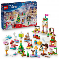 LEGO Disney Princess Adventskalender 2026 43298, LEGO Disney Princess адвент-календарь 2026 с Ариэль, Золушкой, Моаной, Мулан и мини-моделями, 290 деталей, от 5 лет