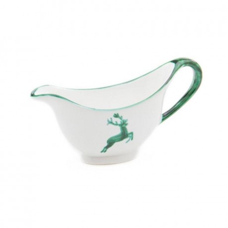 Gmundner Keramik Gmundner Keramik Gruner Hirsch Sauciere Gourmet 0,2 L / h: 10 cm Соусник Gmundner Ceramics Green Deer Gourmet 0,2 л / высота: 10 см