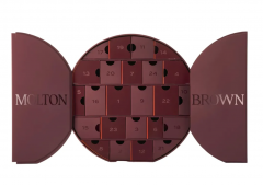 Molton Brown Decadent Delights Advent Calendar 2026, премиальный адвент-календарь с ароматами, уходом для тела и рук, волос и свечами, 24 подарка