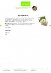 Kraueterhaus Sanct Bernhardt Hay Flower Soap, 100 г