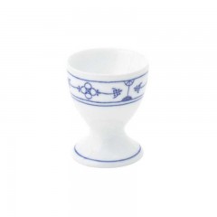 Kahla Kahla Blau Saks - Indisch Blau - Strohblumenmuster Eierbecher mit Fuss Kahla Blau Saks - Indian Blue - подставка для яиц с цветочным узором из соломы