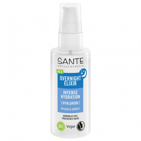 SANTE Overnight Elixir Intense Hydration, 75 ml, Санте Ночной несмываемый уход для волос Overnight Elixir Intense Hydration, 75 мл