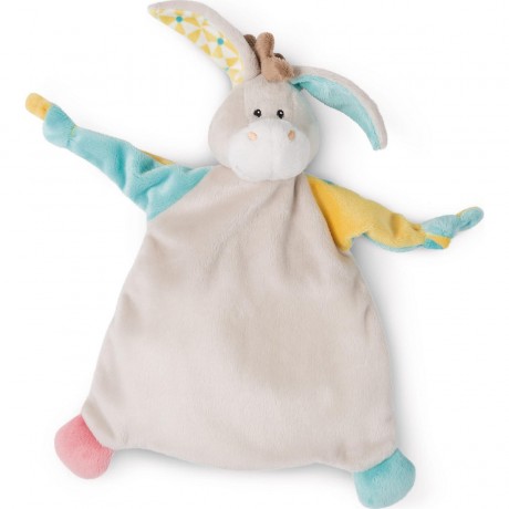 NICI Schmusetuch Esel ohne Spruch fur Export (47136) Подшлемник ослик без слов на экспорт (47136)