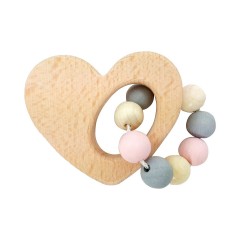 HESS Rassel mit Perlen aus Holz Деревянная погремушка с бусинами