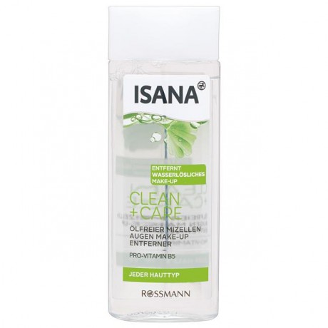 ISANA Clean + Care Olfreier Augen Make-up Entferner Мицеллярная технология Средство для удаления макияжа с глаз для любого типа кожи 100 г