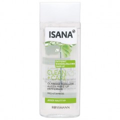 ISANA Clean + Care Olfreier Augen Make-up Entferner Мицеллярная технология Средство для удаления макияжа с глаз для любого типа кожи 100 г