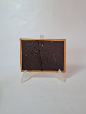 Картина винтажная "Флоренция, вид на мост" / худ. А.Сукуллиа, в раме, 19,5 х 15 см, Италия, 1994 год.