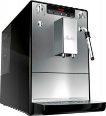 Melitta Melitta Kaffeevollautomat Solo  Milk E953-202, silber/schwarz, Cafe creme  Espresso per One Touch, Duse fur Milchschaum  Полностью автоматическая кофемашина Melitta Solo Milk E953-202, серебристый/черный, кофе-крем-эспрессо в одно касание, насадка