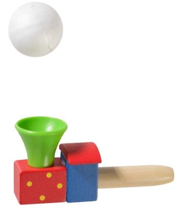 Eduplay Pusteballspiel Eisenbahn Holz, 3 Stuck, inkl. Balle Железнодорожная древесина Pusteballspiel, 3 шт., включая шарики