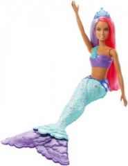 Mattel Barbie Dreamtopia Meerjungfrau Puppe (pinkes und lilafarbenes Haar) Кукла-русалка Barbie Dreamtopia (розово-фиолетовые волосы)
