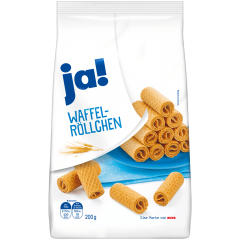 ja! Waffelrollchen Вафельные трубочки 200г