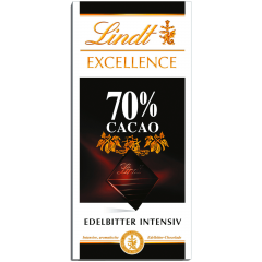 Lindt Excellence Edelbitter intensiv 70% Какао Горький шоколад 100г