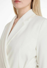 Tommy Hilfiger BELTED Short coat ecru ПОЯС Короткое пальто экрю