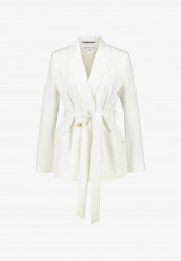 Tommy Hilfiger BELTED Short coat ecru ПОЯС Короткое пальто экрю