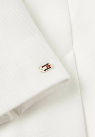 Tommy Hilfiger BELTED Short coat ecru ПОЯС Короткое пальто экрю