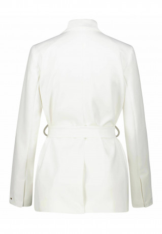 Tommy Hilfiger BELTED Short coat ecru ПОЯС Короткое пальто экрю