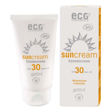 Eco Cosmetics Sonnencreme LSF30 getont Солнцезащитный крем тонированный SPF30