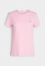 Tommy Hilfiger NEW CREW NECK TEE Basic T-shirt classic pink ФУТБОЛКА NEW CREW NECK Базовая футболка классический розовый