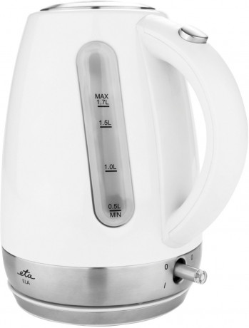 eta eta Wasserkocher ELA ETA859890030, 1,7 l, 2100 W, in Weiss aus Edelstahl чайник ETA ELA ETA859890030, 1,7 л, 2100 Вт, белого цвета из нержавеющей стали.