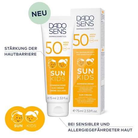 DADO SENS Dermacosmetics Sonnencreme Kids SPF50 Солнцезащитный крем для детей SPF50