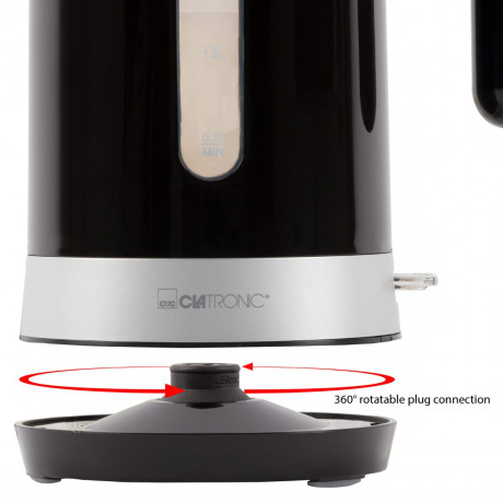 CLATRONIC CLATRONIC Wasserkocher WK 3452 schwarz, Wasserkocher 1,8L mit verdecktem Heizelement  Чайник CLATRONIC WK 3452 черный, чайник 1,8 л со скрытым нагревательным элементом