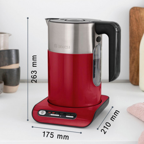 BOSCH BOSCH Wasserkocher TWK8614P, 1,5 l, 2400 W  Чайник BOSCH TWK8614P, 1,5 л, 2400 Вт