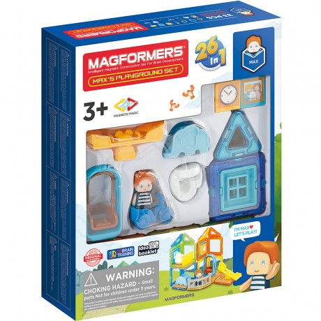 MAGFORMERS Magformers Maxs Playground Set Игровая площадка Magformer&#39;s Max&#39;s Playground Set