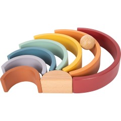 Small Foot Holzbausteine Regenbogen „Safari“ Деревянные строительные блоки радуга &amp;quot;Сафари&amp;quot;