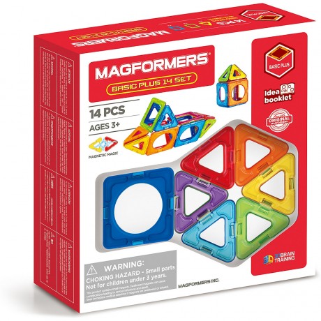 MAGFORMERS Magformers Basic Plus 14 Set Набор Magformer's Basic Plus 14