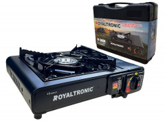 ROYALTRONIC ROYALTRONIC Gaskocher Campingkocher inkl. Kartuschen und Koffer, (Campingkocher Set mit Kartuschen, Campingkocher Set)  Походная газовая плита ROYALTRONIC, включая катриджи и футляр (набор походной печи с картриджами, набор походной печи)
