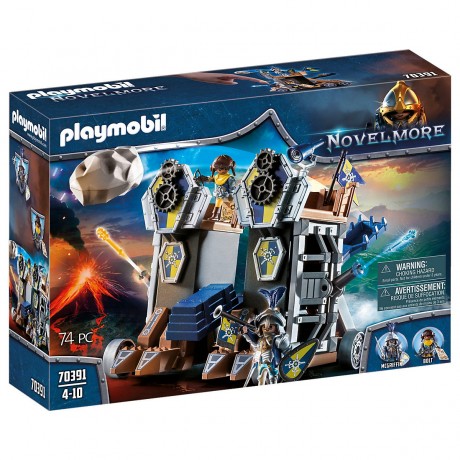 PLAYMOBIL 3er Set: 70642 Novelmore Darios Zeppelin + 70391 Novelmore Mobile Katapultfestung + 70671 3er Set Novelmore Ritter Набор из 3 предметов: 70642 Novelmore Darios Zeppelin + 70391 Novelmore Mobile Catapult Fortress + 70671 Набор из 3 рыцарей Novelm