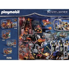 PLAYMOBIL 3er Set: 70642 Novelmore Darios Zeppelin + 70391 Novelmore Mobile Katapultfestung + 70671 3er Set Novelmore Ritter Набор из 3 предметов: 70642 Novelmore Darios Zeppelin + 70391 Novelmore Mobile Catapult Fortress + 70671 Набор из 3 рыцарей Novelm